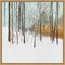 Winters Day I (Trees) by Susan Wilde 16-in. W x 16-in. H. Canvas Wall Art Print Framed in Natural